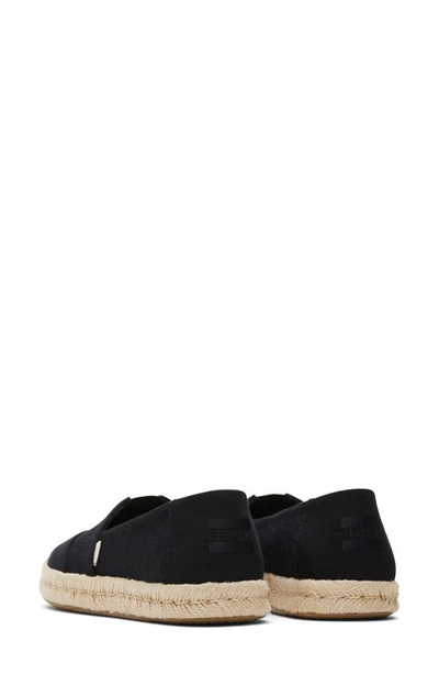 Toms Alrope Espadrille In Black