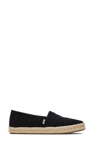 Toms Alrope Espadrille In Black
