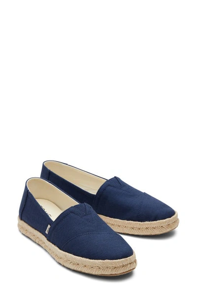 Shop Toms Alrope Espadrille In Navy