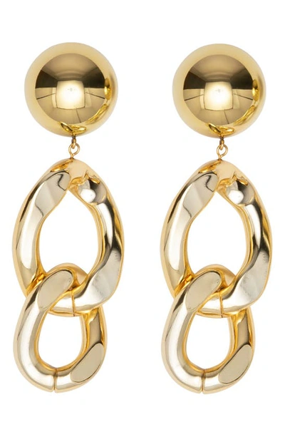 Shop St. Moran Jagger Drop Earrings In Gold