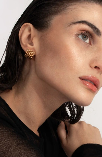 St. Moran Vesper Grid Earrings In Gold