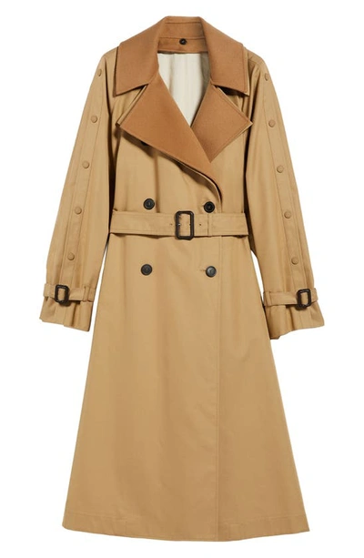 Shop Max Mara Daphne Water Repellent Trench Coat In Beige