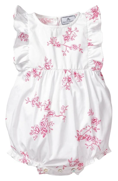 Shop Petite Plume English Rose Ruffle Romper In White