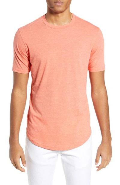 Shop Goodlife Triblend Scallop Crew T-shirt In Ember