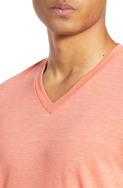Shop Goodlife Triblend Scallop V-neck T-shirt In Ember