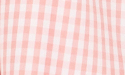 Shop 1.state Check Peaked Lapel Longline Jacket In Rose Linen