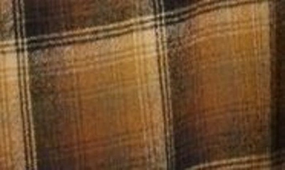 Maison Margiela X Pendleton Plaid Wool Flannel Button-up Shirt In Olive/ Brown