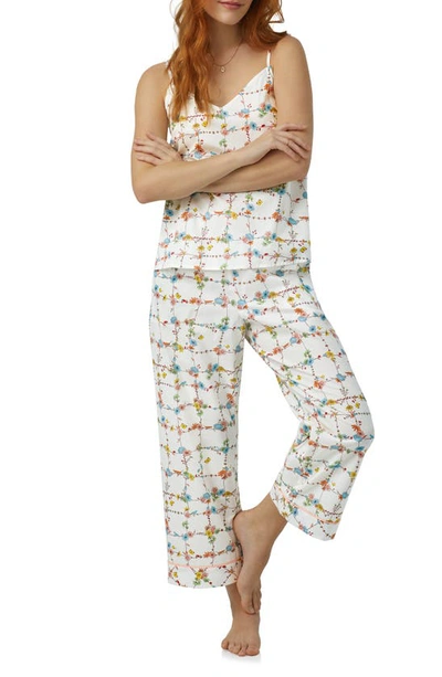 Shop Bedhead Pajamas Print Organic Cotton Pajamas In Spring Vines
