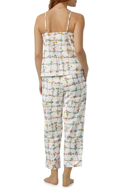 Shop Bedhead Pajamas Print Organic Cotton Pajamas In Spring Vines