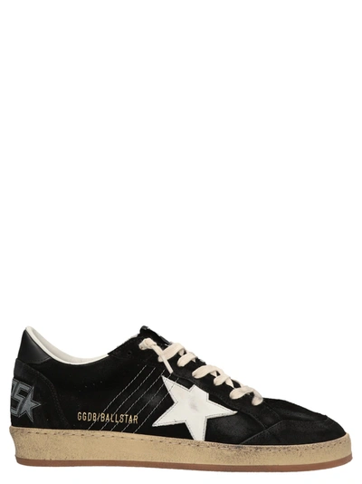 Shop Golden Goose Ball Star Sneakers In White/black