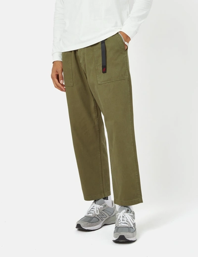 Shop Gramicci Loose Tapered Pant (organic Twill) In Green