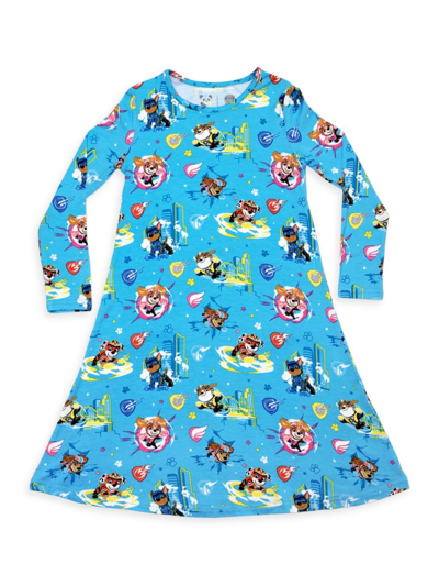 Shop Bellabu Bear Baby Girl's & Little Girl's Paw Patrol Mighty Movie Long-sleeve Dress In Neutral