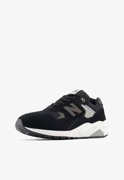 Shop New Balance 580 Low-top Sneakers In Black/white