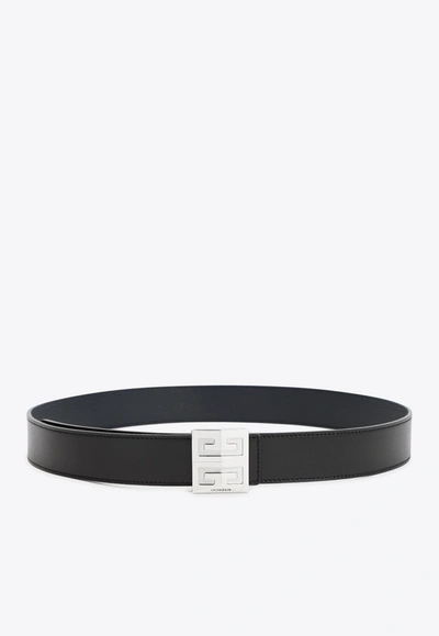 Shop Givenchy 4g Reversible Belt In Black