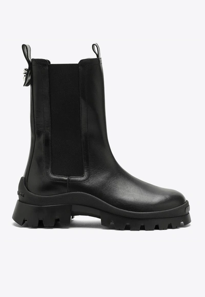 Shop Dsquared2 Beatles Leather Ankle Boots In Black