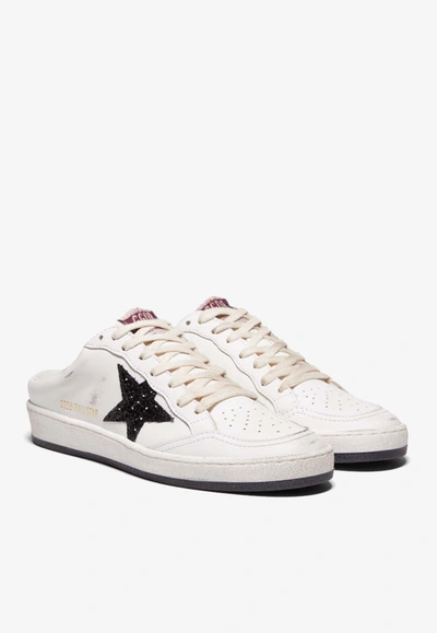 Shop Golden Goose Db Ball Star Sabot Sneakers In White