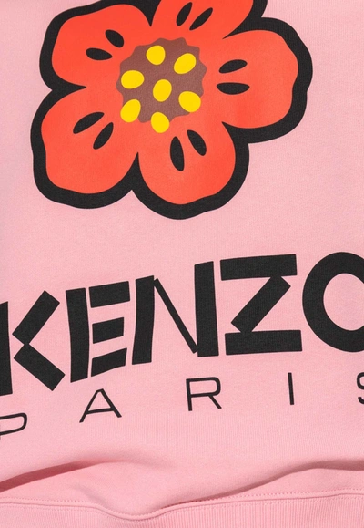 Shop Kenzo Boke Flower Pullover Sweatshirt In Pink