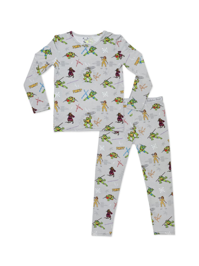 Shop Bellabu Bear Baby's, Little Kid's & Kid's Teenage Mutant Ninja Turtles Pajama Set In Neutral