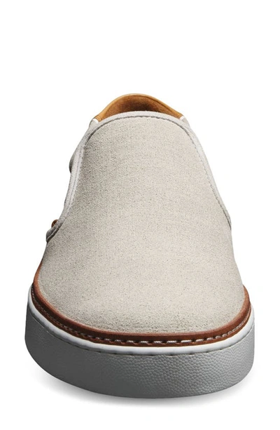 Shop Allen Edmonds Alpha Slip-on Sneaker In Light Grey