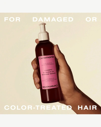 Shop Ceremonia Guava Shampoo For Color Treated Hair And Damage Repair