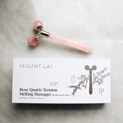 Shop Mount Lai The Rose Quartz Tension Melting Massager For Face & Neck