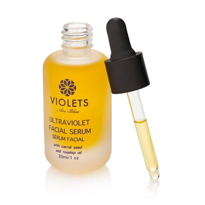 Shop Violets Are Blue Ultra Violet Facial Serum With Carrot And Rosehip Seed Oils