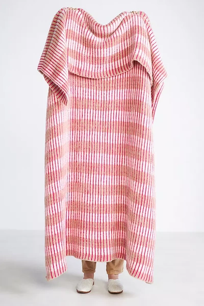 Shop Anthropologie Cozy Knit Fable Throw Blanket