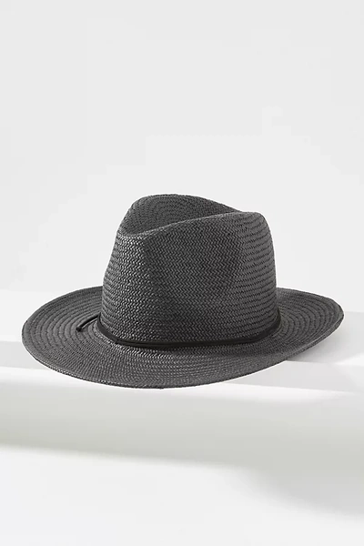 Shop Hat Attack Classic Travel Fedora In Black