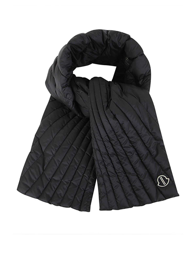 Shop Rick Owens Radiance Woven Scarf In Black