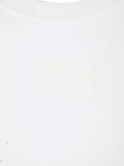 Shop Alexander Wang Essential Sweat-shirt In White