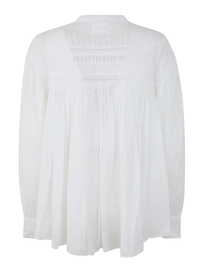 Shop Isabel Marant Étoile Camisa - Plalia In Blanco
