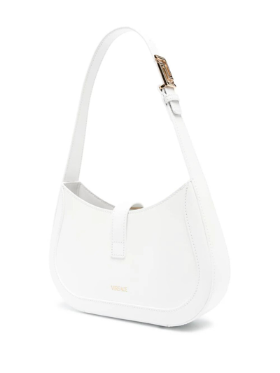 Shop Versace Small Hobo In White
