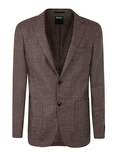 Shop Zegna Chaqueta Casual - Marrón In Brown