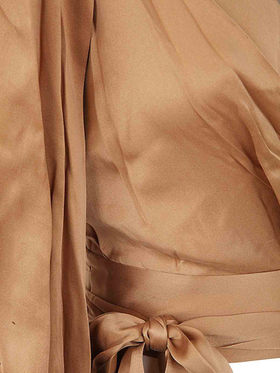 Shop Zimmermann Top - Silk In Brown