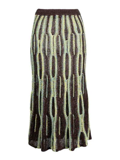 Shop Ulla Johnson Elara Skirt In Brown