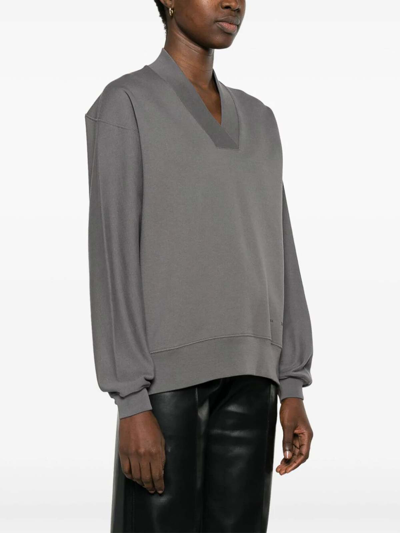 Shop Proenza Schouler Olivia Sweatshirt In Grey