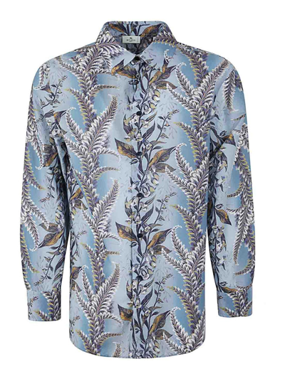 Shop Etro Soho Shirt In Azul