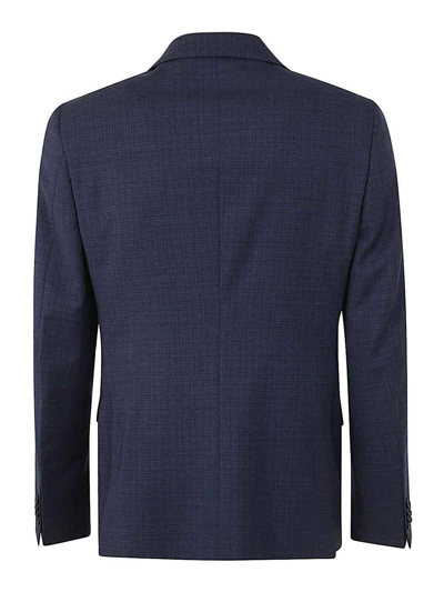 Shop Zegna Pure Wool Suit In Azul