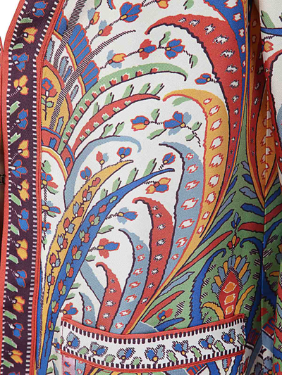 Etro Floral-print Silk Jacket In Multicolour