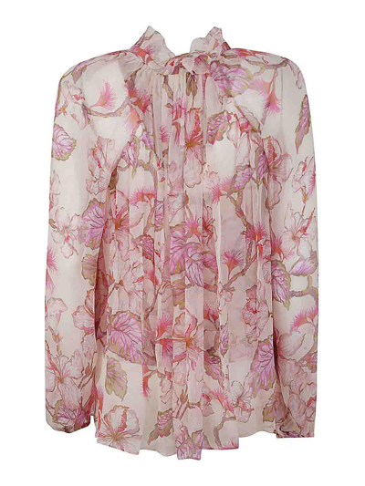 Zimmermann Gathered Billow Blouse In Multicolour