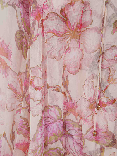 Zimmermann Gathered Billow Blouse In Multicolour