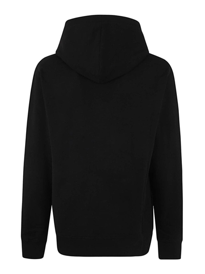 Shop Balmain Pierre Label Hoodie In Negro