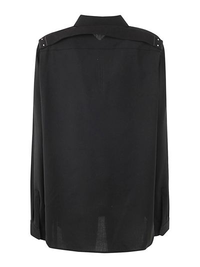 Shop Rick Owens Outershirt In Black
