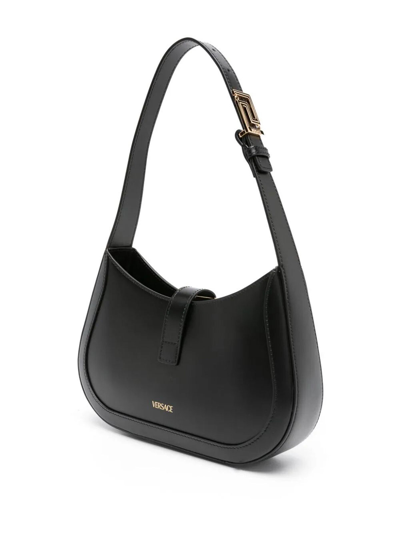 Shop Versace Small Hobo Bag In Black