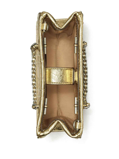 Tory Burch Fleming Soft Chain Mini Shopper Bag -  - Leather - Gold In Metallic