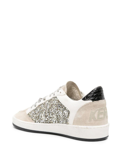 Shop Golden Goose Zapatillas - Ballstar In Metallic