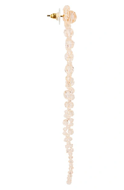 Shop Simone Rocha Beaded Drop Earrings In Beige