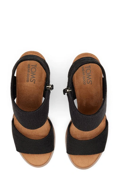 Shop Toms Majorca Cutout Sandal In Black