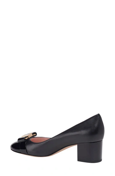 Shop Kate Spade Bowdie Cap Toe Pump In Black