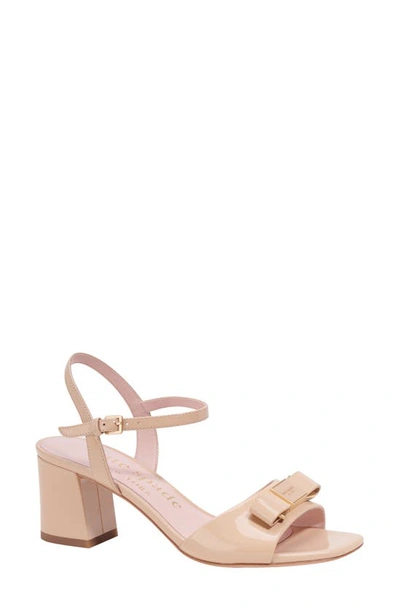 Shop Kate Spade Bowdie Quarter Strap Sandal In Beach Sand